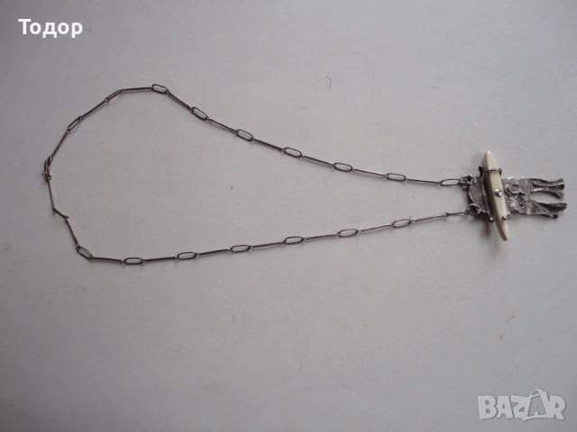 Дизайнерско сребърно колие амулет, снимка 8 - Колиета, медальони, синджири - 53323131
