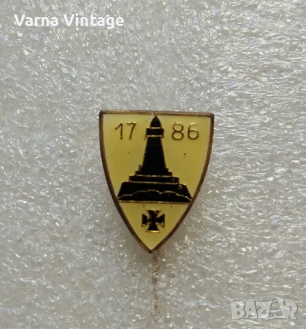 Значка за членство в Германския войнишки съюз Кифхойзер. GE. GES. Германия.