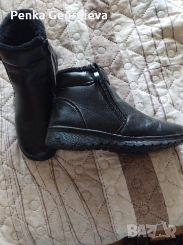 черни-39,стелка 25,5 с вата, снимка 2 - Дамски боти - 51944594