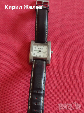 Унисекс часовник NIKE QUARTZ с кожена каишка перфектно състояние 43893, снимка 6 - Дамски - 45002420