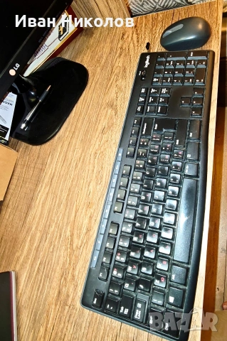 Безжичнен / USB комплект мишка с клавиатура! Logitech, снимка 4 - Клавиатури и мишки - 53741619