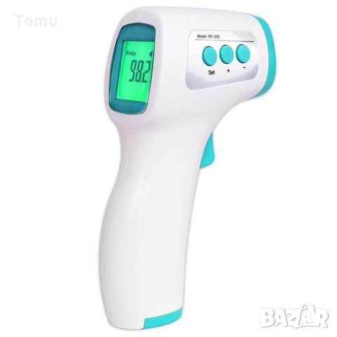 Безконтактен термометър / Измерва телесна температура: от 32 до 42,9 градуса / Измерва температура н, снимка 3 - Други - 45797153