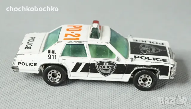 MATCHBOX FORD POLICE Стара Метална играчка модел кола количка, снимка 3 - Колекции - 47757533