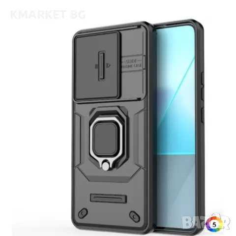 Xiaomi Redmi Note 13 Pro 5G Удароустойчив Ring Holder Калъф и Протектор, снимка 2 - Калъфи, кейсове - 47811613