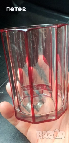 Bohemia. Чаша. Стара чаша. Халба., снимка 5 - Антикварни и старинни предмети - 52341033