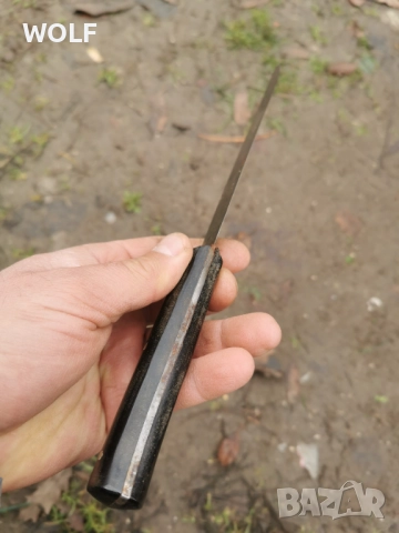 Габровски касапски стар със оригиналната кания, снимка 9 - Ножове - 52878924