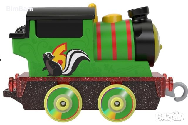 Оригинално влакче Thomas & Friends PERCY Colour changers - променящ се цвят / FISHER PRICE, снимка 2 - Влакчета, самолети, хеликоптери - 45810098