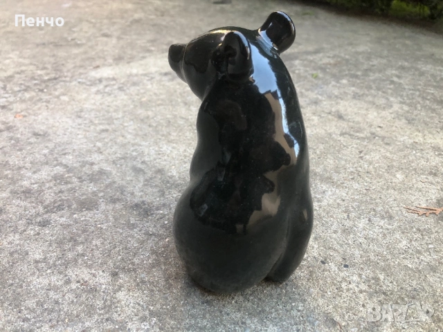 стара порцеланова фигурка МЕЧКА /МЕЧЕ/ - Ломоносов /ЛФЗ/, снимка 5 - Антикварни и старинни предмети - 44586454