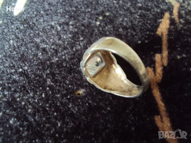 Сребърен пръстен с циркон номер 56, снимка 2 - Пръстени - 50192077