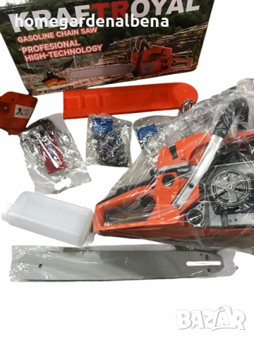 Бензинов верижен трион 4.6kW 40см мощен моторен трион 68cc, снимка 11 - Градинска техника - 54108234