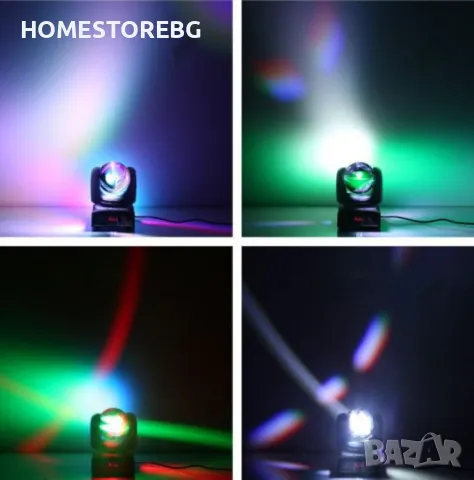 🎆 Двустранна роботизирана LED светлина – Компактна мощ за професионално сценично осветление! 🎆 , снимка 7 - Друго търговско оборудване - 50357306