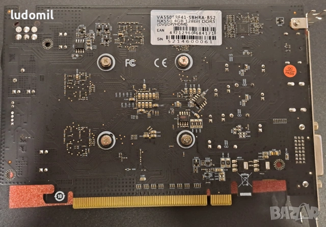 Продавам видео карта BIOSTAR Radeon RX550, 4GB, GDDR5, 128 bit, DVI-I, HDMI, DisplayPort, PCI Expres, снимка 2 - Видеокарти - 53688077
