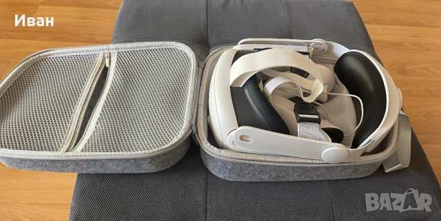Продавам голям твърд калъф за съхранение на Meta Quest 3 / Quest 3S / Oculus Quest 2 и аксесоари., снимка 7 - Други игри и конзоли - 54043519