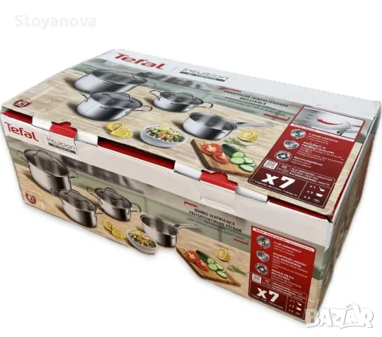 Комплект Tefal Duetto Plus 7 части, снимка 1 - Съдове за готвене - 47173137