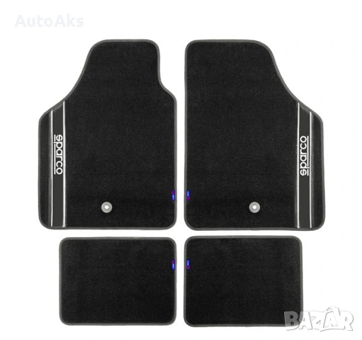 Универсални мокетни стелки Sparco - червени, сиви, сини или черни, снимка 10 - Аксесоари и консумативи - 54121552