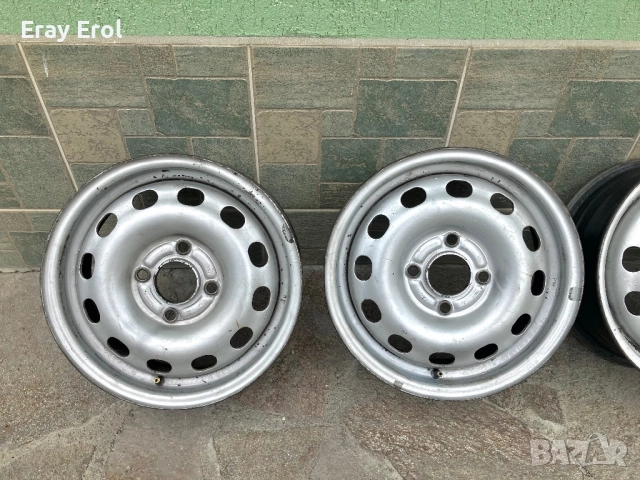 14 железни джанти 4x108 Ford Fiesta Ka Fusion Focus 4х108 Форд, снимка 3 - Гуми и джанти - 47139677