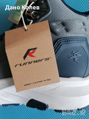 Мъжки маратонки Runners, RNS-242-6470, Сив [26,5см - 41]], снимка 7 - Маратонки - 53769803
