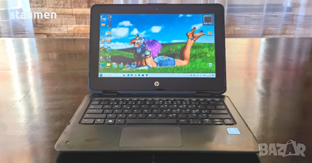 Продавам Гаранционен Touchscreen HP ProBook X360/IPS11.6сKам/4CoreUp2.5ghz/4gbDDR/SSD256gb/НоваБат/B, снимка 1