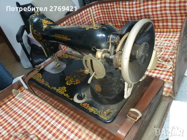 Шевна машина UNION - електрическа, снимка 4 - Шевни машини - 53839877