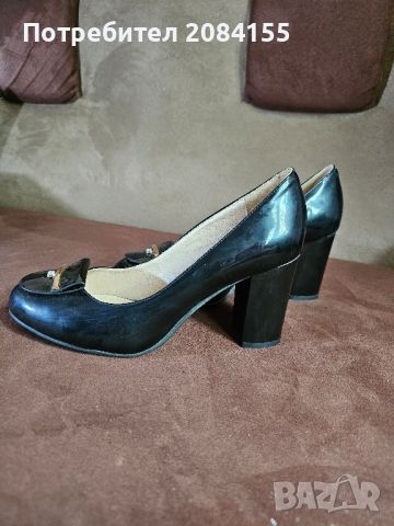Обувки,черни, снимка 2 - Дамски елегантни обувки - 45671117