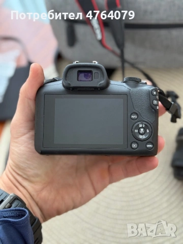 Canon EOS R100 + RF-S 18-45mm IS STM (Перфектно сьстояние), снимка 3 - Фотоапарати - 53824521