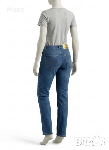 Сини дънки с прав крачол, снимка 2 - Дънки - 54291183