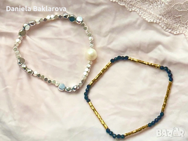 Колиета и гривни от естествени камъни, кристали, перли и стомана, снимка 11 - Колиета, медальони, синджири - 52033967