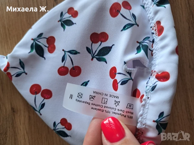 Нова горница на бански с череши М размер , снимка 3 - Бански костюми - 50877428
