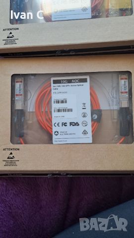 FS 10G SFP+ Active Optical Cable - Активен Оптичен Кабел, снимка 1 - Кабели и адаптери - 45155076