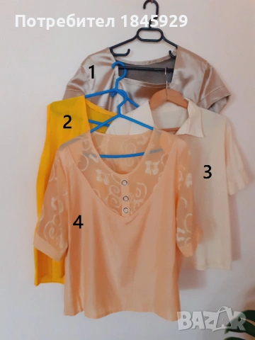 Дамски костюм от сатен и блузи, снимка 3 - Костюми - 54118522