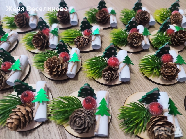 МАЛКИ БЮДЖЕТНИ КОЛЕДНИ ПОДАРЪЧЕТА С КЪСМЕТЧЕ, снимка 4 - Коледни подаръци - 52857941