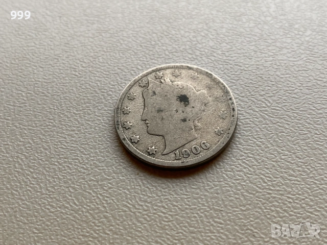 5 цента 1904, 1906, 1911, 1912 САЩ - LIBERTY, снимка 5 - Нумизматика и бонистика - 53208480