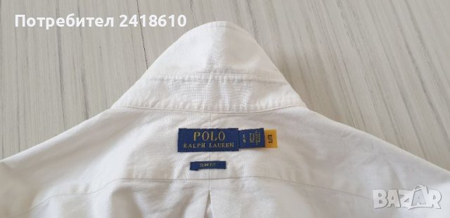 POLO Ralph Lauren Slim Fit Pique Cotton Mens Size L ОРИГИНАЛ! НОВО! Мъжка Риза!, снимка 14 - Ризи - 45252835