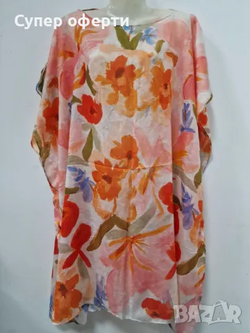 Плажна туника от 100% памук – Стил и комфорт за лятото, снимка 5 - Туники - 49903602