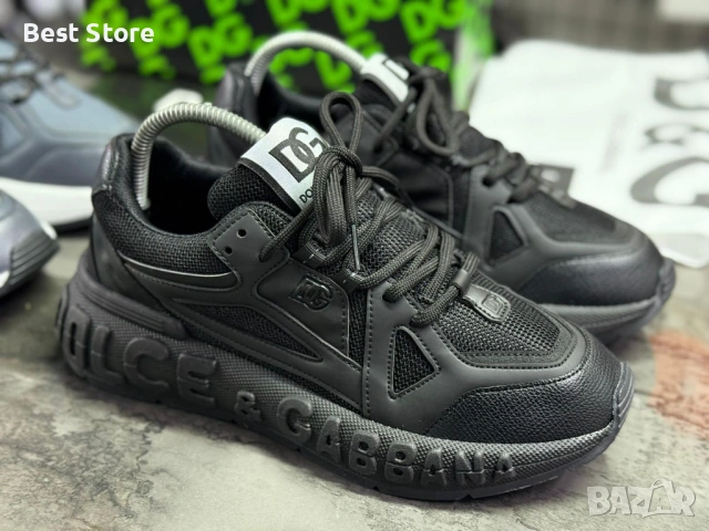 Dolce & Gabbana Нови Черни Мъжки Маратонки 