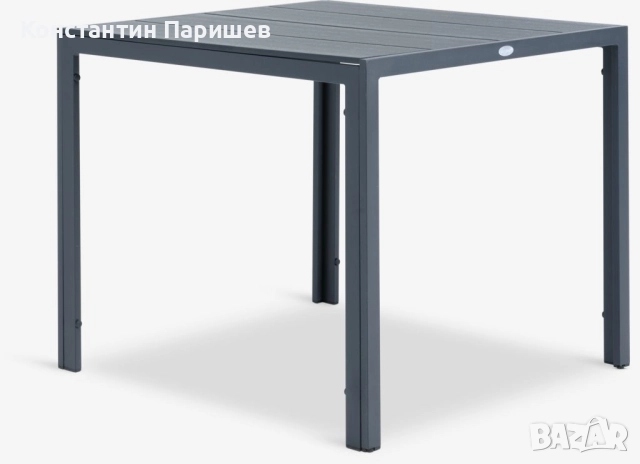 Чисто нова градинска маса Ш90xД90 черна