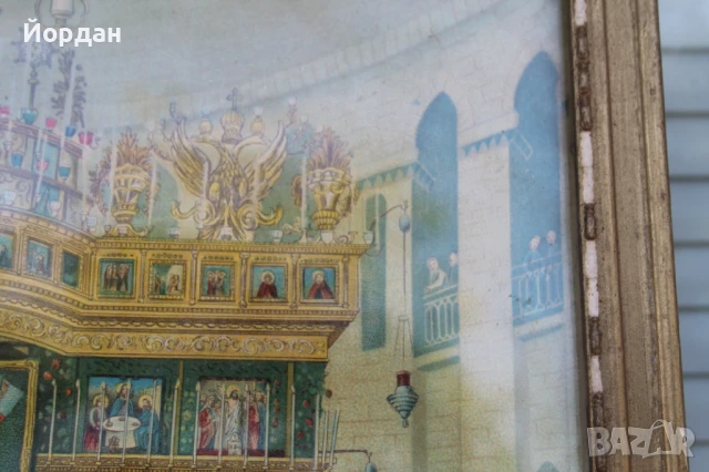 Стара литография , снимка 4 - Картини - 50772107