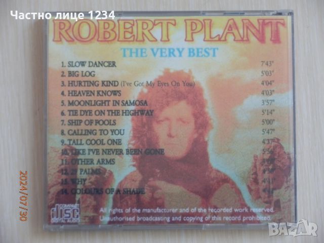 Robert Plant - The Very Best, снимка 2 - CD дискове - 46743379