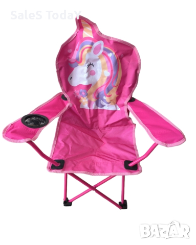 Детски сгъваем стол, динозавър или еднорог, калъф за пренос, 33x31x48см, снимка 5 - Мебели за детската стая - 44986514