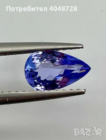 Естествен инвестиционен танзанит 1.89ct. „Синьо-виолетово“, снимка 1 - Други - 48982754