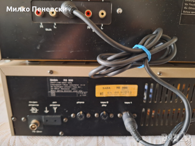 SABA RS- 930 HIFI VINTAGE STEREO RECEIVER. SABA CD 278 HIFI STEREO CASSETTE DECK. , снимка 7 - Аудиосистеми - 44993377