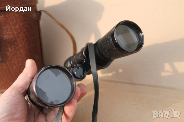 Немски бинокъл ''Rathenow'' 10х40, снимка 10 - Антикварни и старинни предмети - 54056905