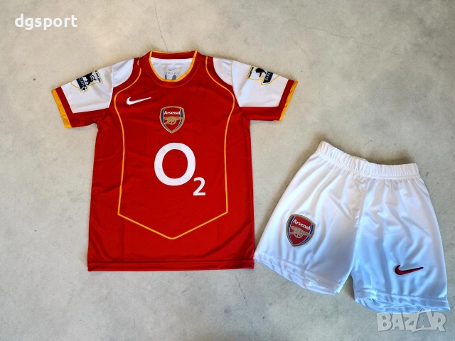 Детски екип на Тиери Анри #Арсенал #ретро модел!!!, снимка 2 - Футбол - 54266229