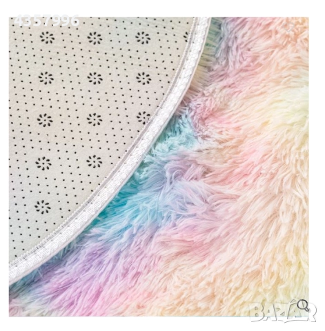 Килимче за детска стая, Декоративно, Цветно, 90см. , снимка 3 - Мебели за детската стая - 52085868