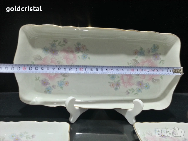 Стар български порцелан чинии , снимка 9 - Антикварни и старинни предмети - 53129128