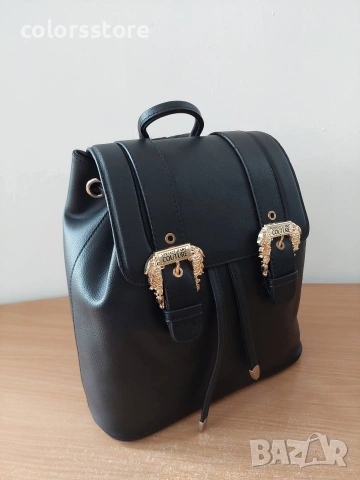 Кожена черна раница Vers@ce-SG- VS1