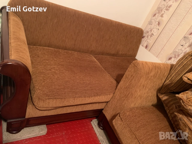 Ъглов диван с лежанка, снимка 3 - Дивани и мека мебел - 54084490