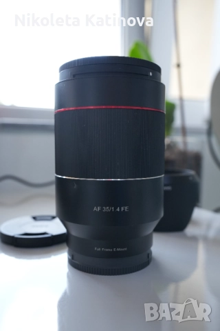 Обектив Samyang AF 35mm 1.4 FE за Sony + Филтър