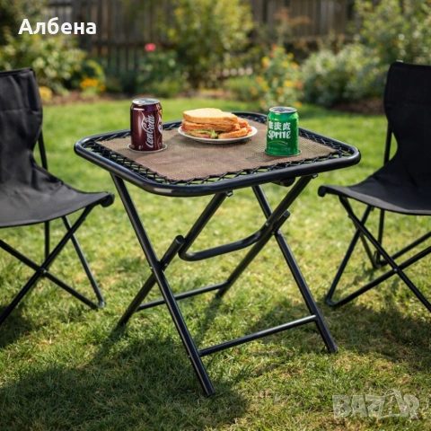 Сгъваема маса - елегантна, функционална и идеална за градина
