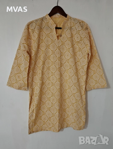 Нова ленена туника с 3/4 ръкав S размер 